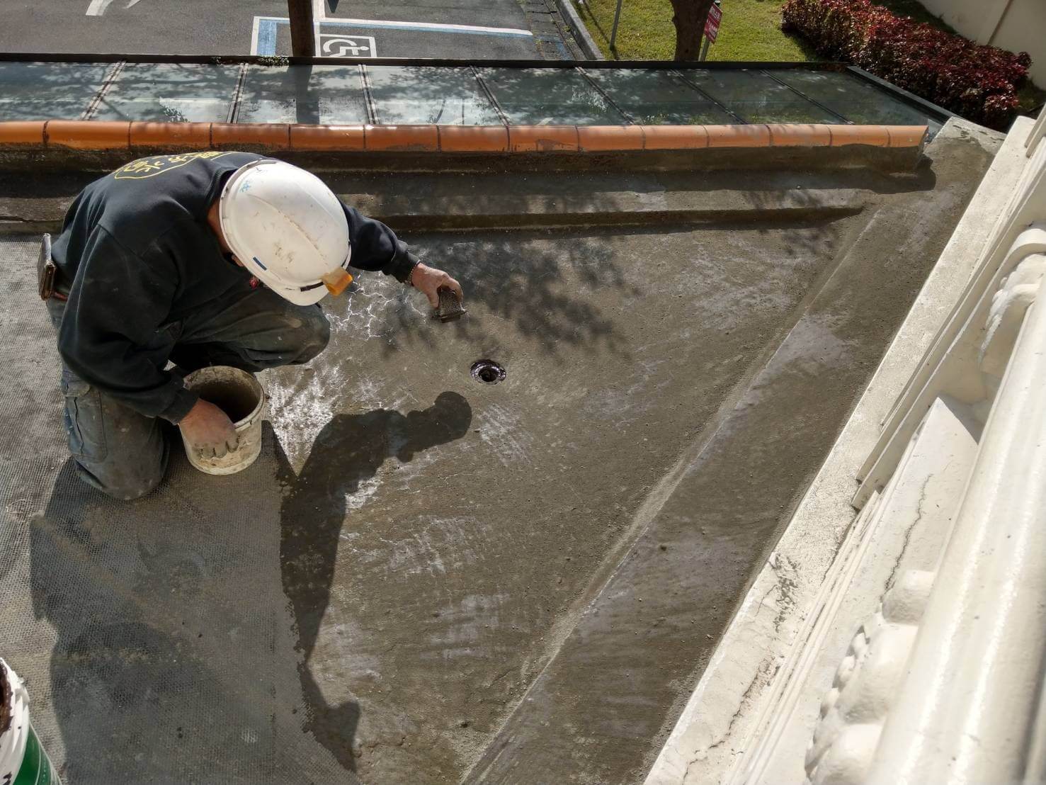 板橋第一殯儀館 屋頂防水